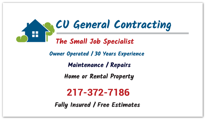 CU General Contracting logo